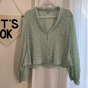 Princess Polly Polka dot blouse